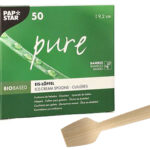 PAPSTAR ijslepel 'pure', lengte: 92 mm, 50 stuks