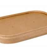 PAPSTAR deksel voor bakje 'pure', bruin