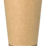 PAPSTAR kartonnen beker 'pure', 0,4 l, bruin