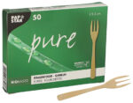 PAPSTAR fingerfood-vork 'pure', 95 mm, naturel