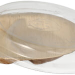 STARPAK palmblad-bord met deksel, 2-vaks, 300 ml