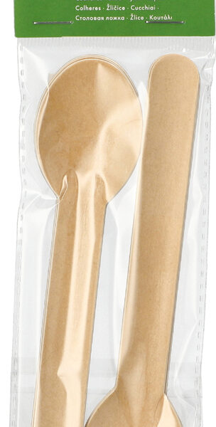PAPSTAR papieren lepel 'pure', lengte: 155 mm, naturel, 6 stuks