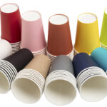 PROnappe kartonnen-drinkbeker, rood, 0,2 l