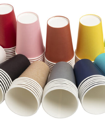 PROnappe kartonnen-drinkbeker, rood, 0,2 l