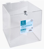 EXACOMPTA actiebox, van acryl, afsluitbaar, glashelder