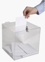 EXACOMPTA actiebox, van acryl, afsluitbaar, glashelder