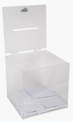 EXACOMPTA actiebox, van acryl, afsluitbaar, glashelder