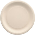 PAPSTAR bord van agrarische resten 'pure', rond, 230 mm, naturel