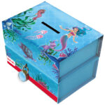 ROTH spaarpot 'Zeemeermin', met magneet en slot