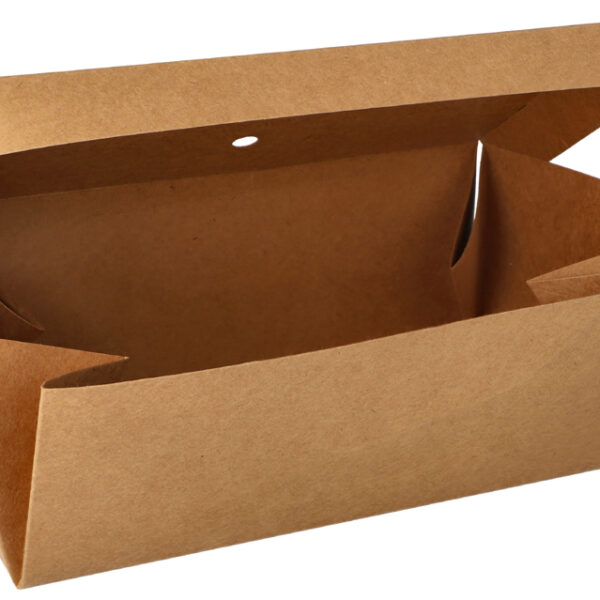 PAPSTAR Baguettebox 'pure' opvouwbaar, maat: 130 x 250 x 100 mm