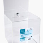 EXACOMPTA actiebox, van acryl, afsluitbaar, glashelder