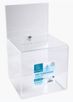 EXACOMPTA actiebox, van acryl, afsluitbaar, glashelder