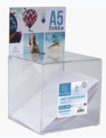 EXACOMPTA actiebox, van acryl, afsluitbaar, glashelder