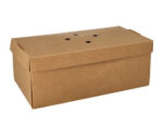 PAPSTAR Baguettebox 'pure' opvouwbaar, maat: 130 x 250 x 100 mm