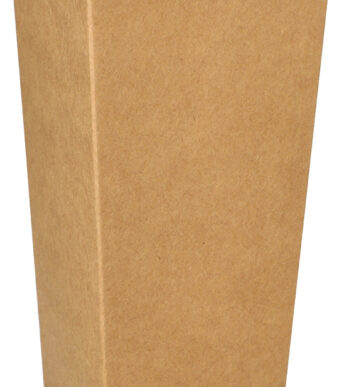 PAPSTAR Popcorn-Box karton 'pure' vierkant, 1.300 ml