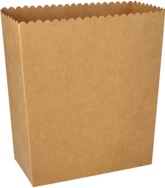 PAPSTAR Popcorn-Box karton 'pure' rechthoekig, 2.400 ml