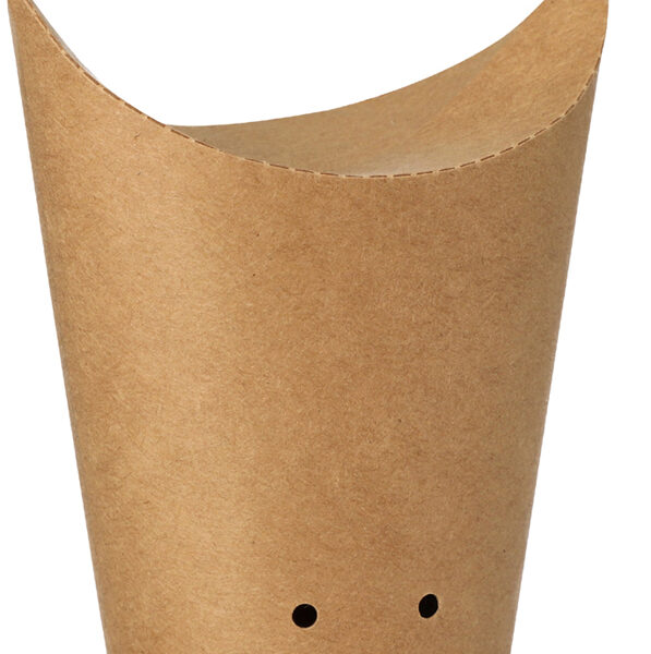 PAPSTAR patat friet bakje, bruin, klein