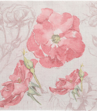 PAPSTAR motief-servetten 'ROYAL Collection Blossom', rose