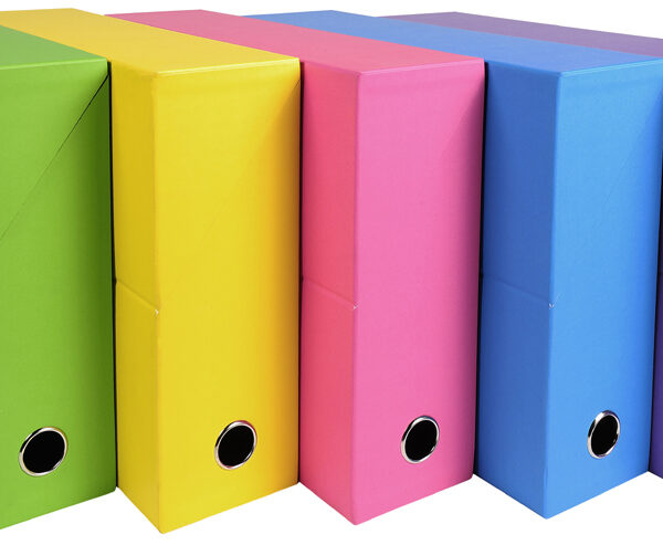 EXACOMPTA archiefbox SALSA, karton, 90 mm, assorti