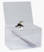 EXACOMPTA actiebox, van acryl, afsluitbaar, glashelder