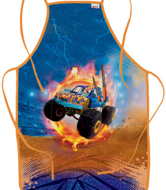 ROTH schilderschort 'Monstertruck Fire' met buikzakje
