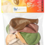 PAPSTAR luchtballonnen 'Natural', kleuren assorti