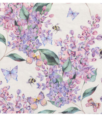 PAPSTAR motief-servetten 'Lilac Dream', 330 x 330 mm