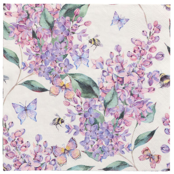 PAPSTAR motief-servetten 'Lilac Dream', 330 x 330 mm