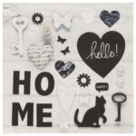 PAPSTAR motief-servetten 'Home', 330 x 330 mm