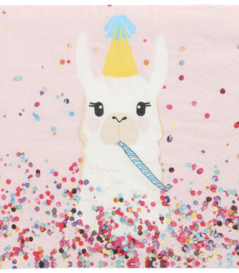 PAPSTAR motief-servetten 'Llama Party', 330 x 330 mm