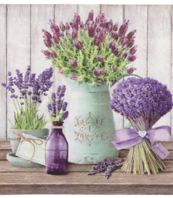 PAPSTAR motief-servetten 'Lavande', 330 x 330 mm