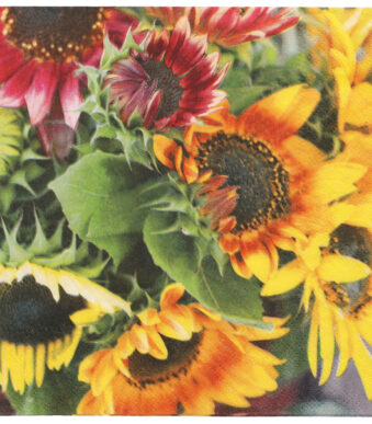 PAPSTAR motief-servetten 'Sunflower Bouquet', 330 x 330 mm