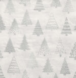 PAPSTAR Kerst-motiefservetten 'Pine Forest', zilver
