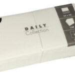 PAPSTAR cocktailservetten, 240 x 240 mm, 3-laags, wit