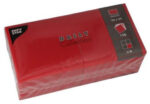 PAPSTAR cocktail servetten, 240 x 240 mm, 3-laags, bordeaux