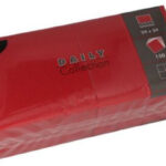 PAPSTAR cocktail servetten, 240 x 240 mm, 3-laags, bordeaux