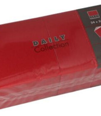 PAPSTAR cocktail servetten, 240 x 240 mm, 3-laags, bordeaux