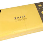 PAPSTAR lunchservetten, 320 x 320 mm, 3-laags, geel, wit, 250 stuks