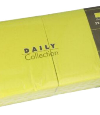 PAPSTAR lunchservetten, 320 x 320 mm, 3-laags, limoengroen, 150 stuks