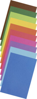 folia vouwblaadjes Origami Papier Basic Mix, 100 x 150 mm