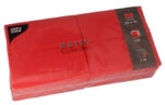 PAPSTAR bistroservetten, 320 x 320 mm, 3-laags, rood