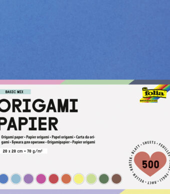 folia vouwbladen, 200 x 200 mm, 70 g/m2, 500 vel