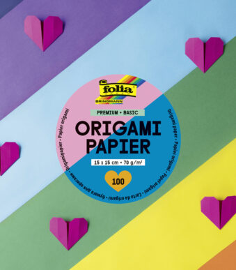 folia origami-vouwbladen PREMIUM BASIC, 150 x 150 mm, 100 vel