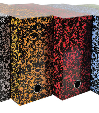 EXACOMPTA archiefbox Annonay, karton, 120 mm, kleuren assorti