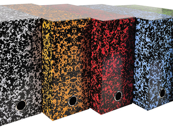 EXACOMPTA archiefbox Annonay, karton, 120 mm, kleuren assorti