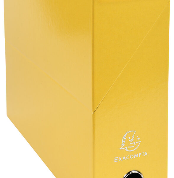 EXACOMPTA Archiefbox Iderama, karton, 90 mm, geel