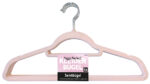 Peggy Perfect kledinghanger 'Fluwelen hanger' met broeklat, 6 stuks