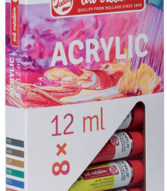 ROYAL TALENS acrylverf ArtCreation, 12 ml, set van 8