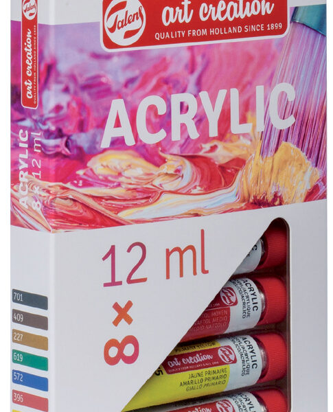 ROYAL TALENS acrylverf ArtCreation, 12 ml, set van 8
