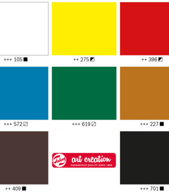 ROYAL TALENS acrylverf ArtCreation, 12 ml, set van 8